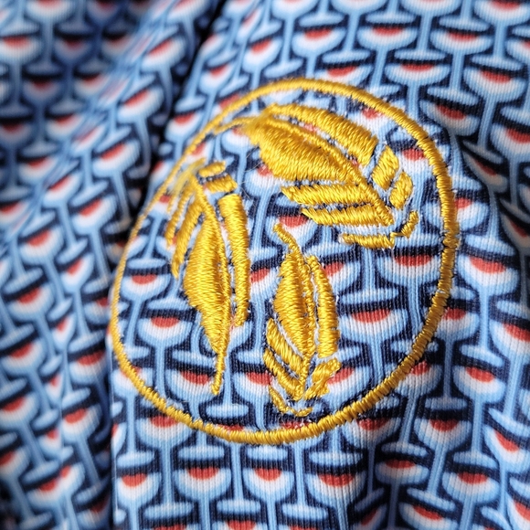 Peter Millar Women's Sleeveless Golf Polo top Collar Buttons Blue Size XL - Picture 7 of 12